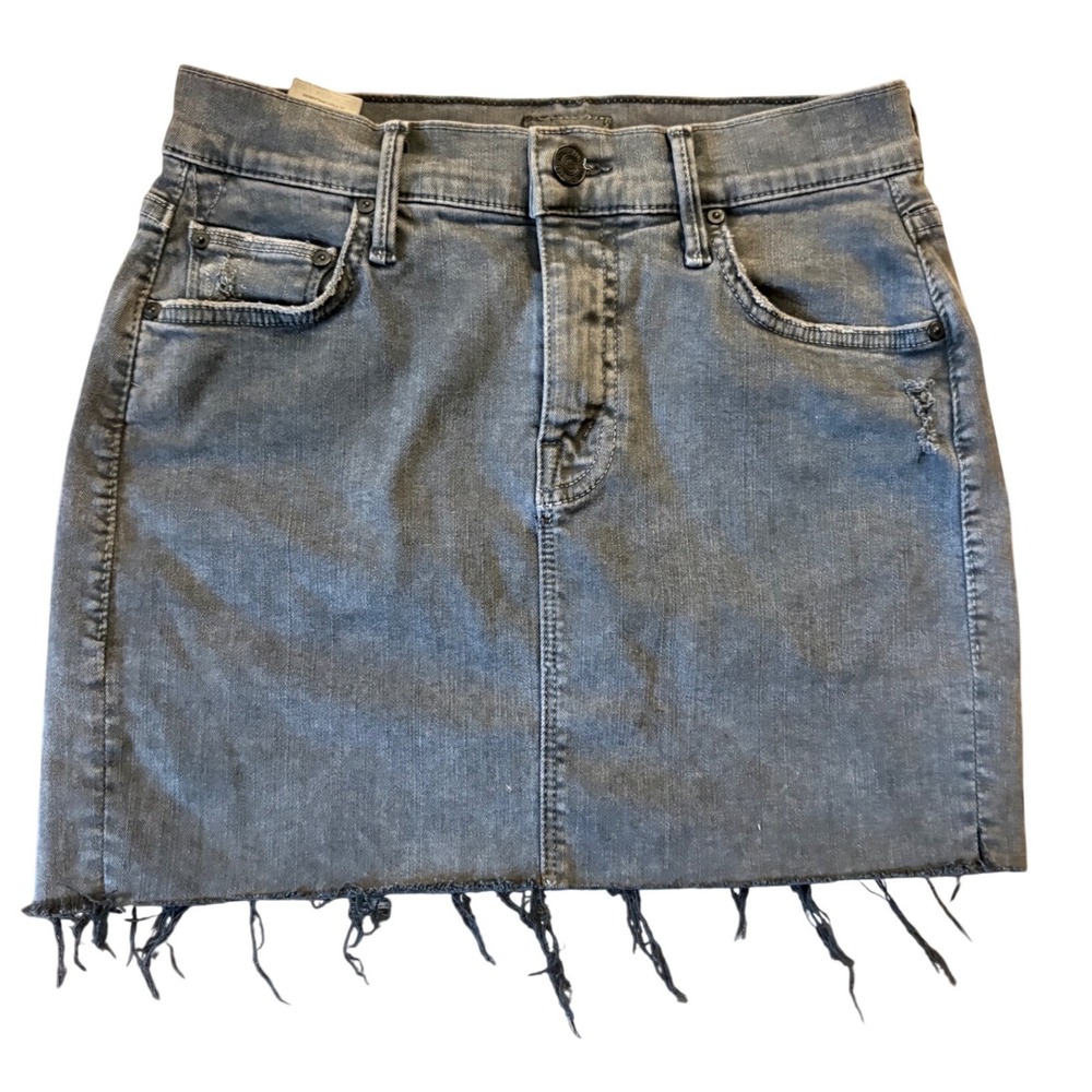Mother Denim High Waist Mini Skirt In Sexy Just Walked Into Town Size 24